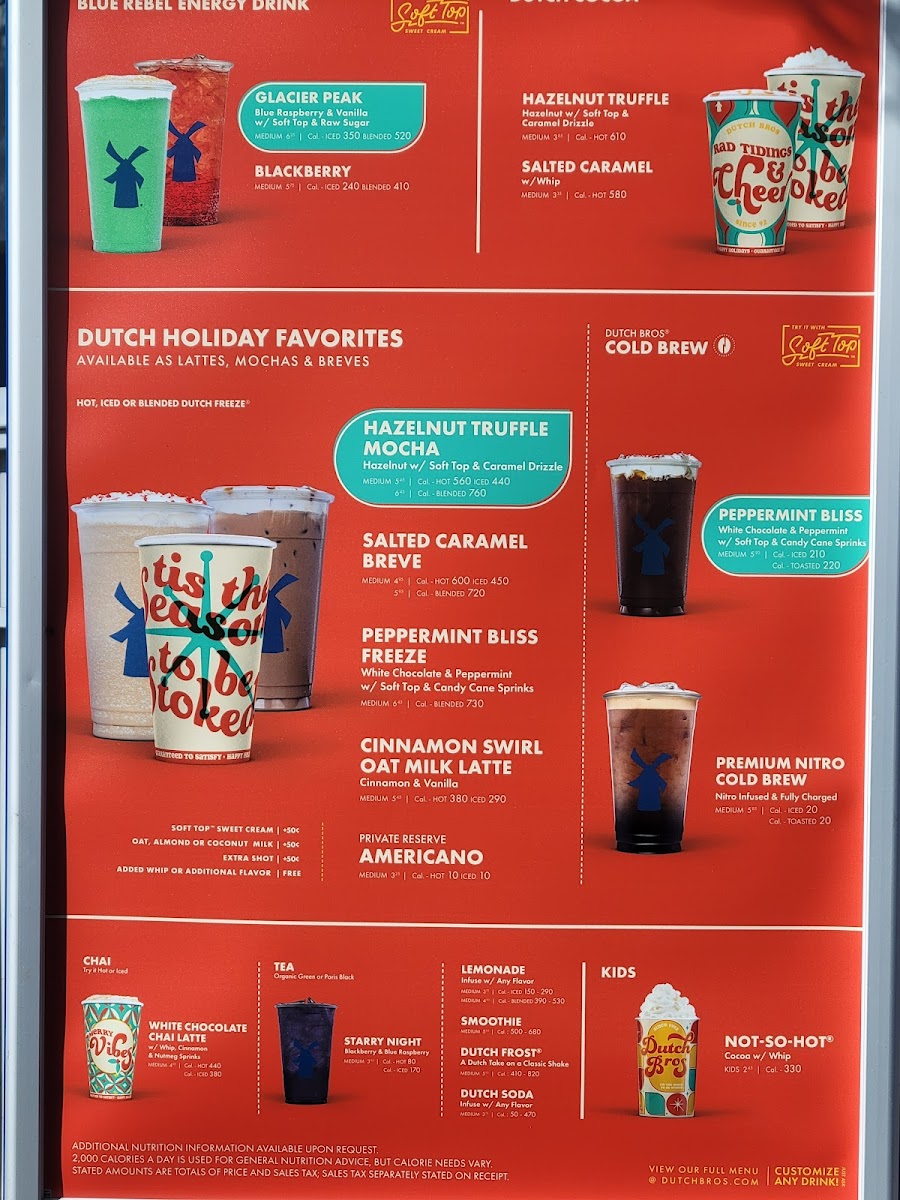 Dutch Bros Coffee Menu-1